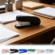 Fufafayo 6Pcs Rotating Stapler Heavy Duty Office Stapler, Large Size Stapler for Teen Home Use, Effortless Stapling Tool for Desk, 360 Degree Rotating Stapler for Paper Binding