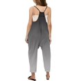 thumbnail image 3 of MIASHUI Combinaison pour Filles, Col en V, Sans Manches, Décontractée, Pantalon Long, Noir, 4-5 Ans, 3 of 5