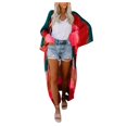 thumbnail image 2 of MesaSe Women Non-Positioning Flower Print Sunscreen Cardigan Blouse, 2 of 5