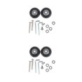 thumbnail image 4 of Youkk Enhanced Performance 2Pcs Rubber Luggage Suitcase Wheels Replacement 43mm Thickness 18mm 2Set, 4 of 6