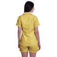 thumbnail image 4 of Moomaya Cotton Shorts Pj Set For Women Notch Collar Short Sleeve Nightdress, 4 of 6