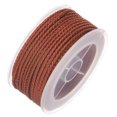 thumbnail image 3 of Unique Bargains Nylon Thread Twine Beading Cord 2mm Extra-Strong Braided Nylon Crafting String 11M/36 Feet, Saddle Brown, 3 of 7