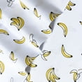 thumbnail image 2 of Ensemble de draps en microfibre doux et facile d'entretien Mainstays banane, lit 1 place - Rentrée des classes!, 2 of 4