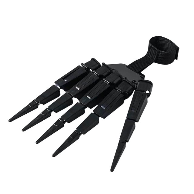 Right Or Left 1pc Articulated Finger Extensions Halloween Articulated Fingers 3D Printed Flexible Finger Extensions Scary Cosplay Accessories For Holiday Party Rig