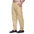 thumbnail image 3 of Atasi Dupion Ajustable Uni Prêt-à-Porter Pyjama Tenue Ethnique Pantalon Bas pour Hommes, 3 of 5