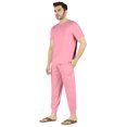thumbnail image 3 of Inkmeso Ensemble de Pyjama Uni pour Hommes, Manches Courtes, Vêtement de Nuit à Col Rond, Ensemble de Pj, 3 of 7