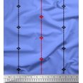 thumbnail image 1 of Soimoi Blue Rayon Fabric Pannahazar Jamdani Decor Fabric Printed Yard 56 Inch Wide, 1 of 1