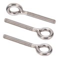thumbnail image 3 of Lifting Eye Hook, 304 Stainless Steel Stable 2.9in Hardware Tools Silver  for Mining Equipment Rail Loading, 3 of 8