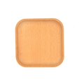 thumbnail image 1 of Plateau de Rangement Polyvalent 4 Formes en Bois Massif Rectangle Carré Ellipse Assiette de Pains à Dîner Fournitures à Domicile, 1 of 8
