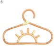 thumbnail image 1 of Kids Hanger Rainbow Moon Sun Design Non-Slip Rattan Scarf Garments Hanging Rack for Closet, 1 of 10
