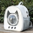 thumbnail image 1 of Sac à Dos pour Chat Corpulent, Grand Espace avec Fenêtre Transparente Sac à Dos de Voyage pour Chat Respirant Sac à Dos de Voyage pour Animal de Compagnie Sac à Dos de Voyage pour Camping en Plein Air Randonnée Compagnie Aérienne, 1 of 7