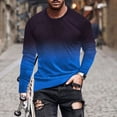 thumbnail image 1 of Meichang T-Shirt à Manches Longues pour Homme avec Graphique, T-Shirts Graphiques pour Hommes Mode Urbaine à Imprimé 3D d'Illusion d'Optique, T-Shirts Mode à Col Rond Confortables à Manches Longues pour Homme, 1 of 5