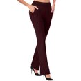 thumbnail image 2 of Simua Pantalon de Yoga pour Femmes à Jambe Évasée, Taille Haute, Coupe Ajustée, 2 of 6