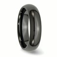 thumbnail image 4 of Titanium Black Ti 6mm Polished Band Ring 11.5 Size, 4 of 6