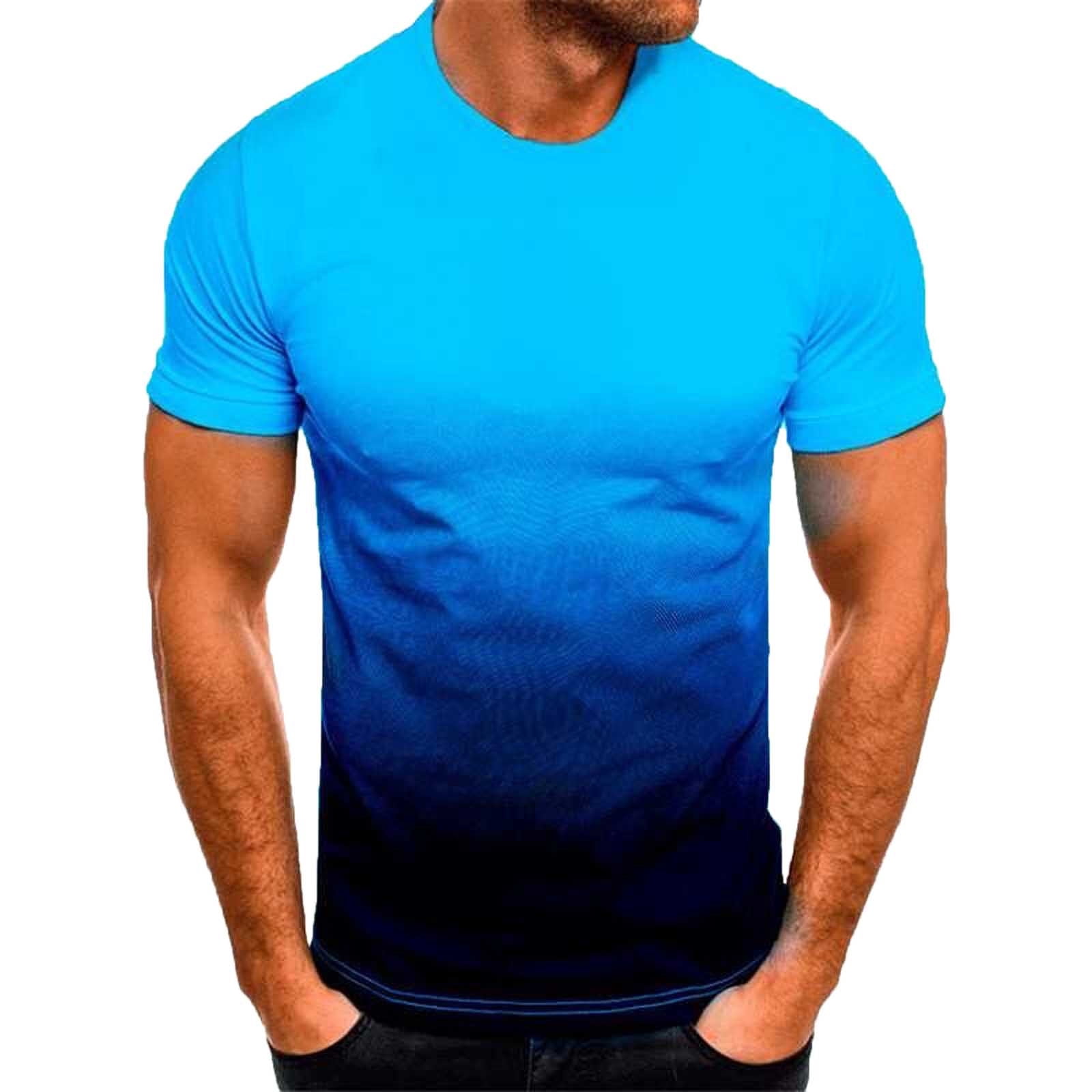 Short Sleeve Shirts for men Short Sleeve Printing Round Neck Pullover T Shirt Blouse Mens Shirts Short Sleeve Mens Short Sleeve Shirts Men Shirts Short Sleeve Into the Am Shirts Men