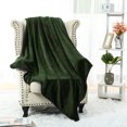 thumbnail image 3 of Unique Bargains Flannel Fleece Blanket Soft Warm Wide Hemmed, 3 of 10