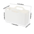 thumbnail image 3 of Bathroom Storage Cabinet,Household Plastic Sundries Storage Basket Desktop Cabinet Rectangular Small Basket Home Transparent Bathroom Storage Basket,Small Bathroom Storage Cabinet, 3 of 8