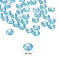 thumbnail image 2 of Uxcell Hotfix Rhinestones Flatback Crystal Glass Gems for Craft Clothes DIY Decoration Bright Lake Blue 4.8mm, 2 of 5