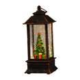 thumbnail image 2 of Lighted Christmas Snow Globe Lantern Table Centerpiece for Shelf Office Desk Xmas Tree, 2 of 7