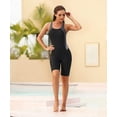 thumbnail image 4 of Charmo Women's Sporty One Piece Swimsuits Racerback Boyleg Bathing Suit, 4 of 7