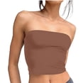 thumbnail image 1 of Timegard Womens Tube Tank Tops Sleeveless Strapless Crop Tops Basic Backless Top Going out Cute Summer Shirts, 1 of 5