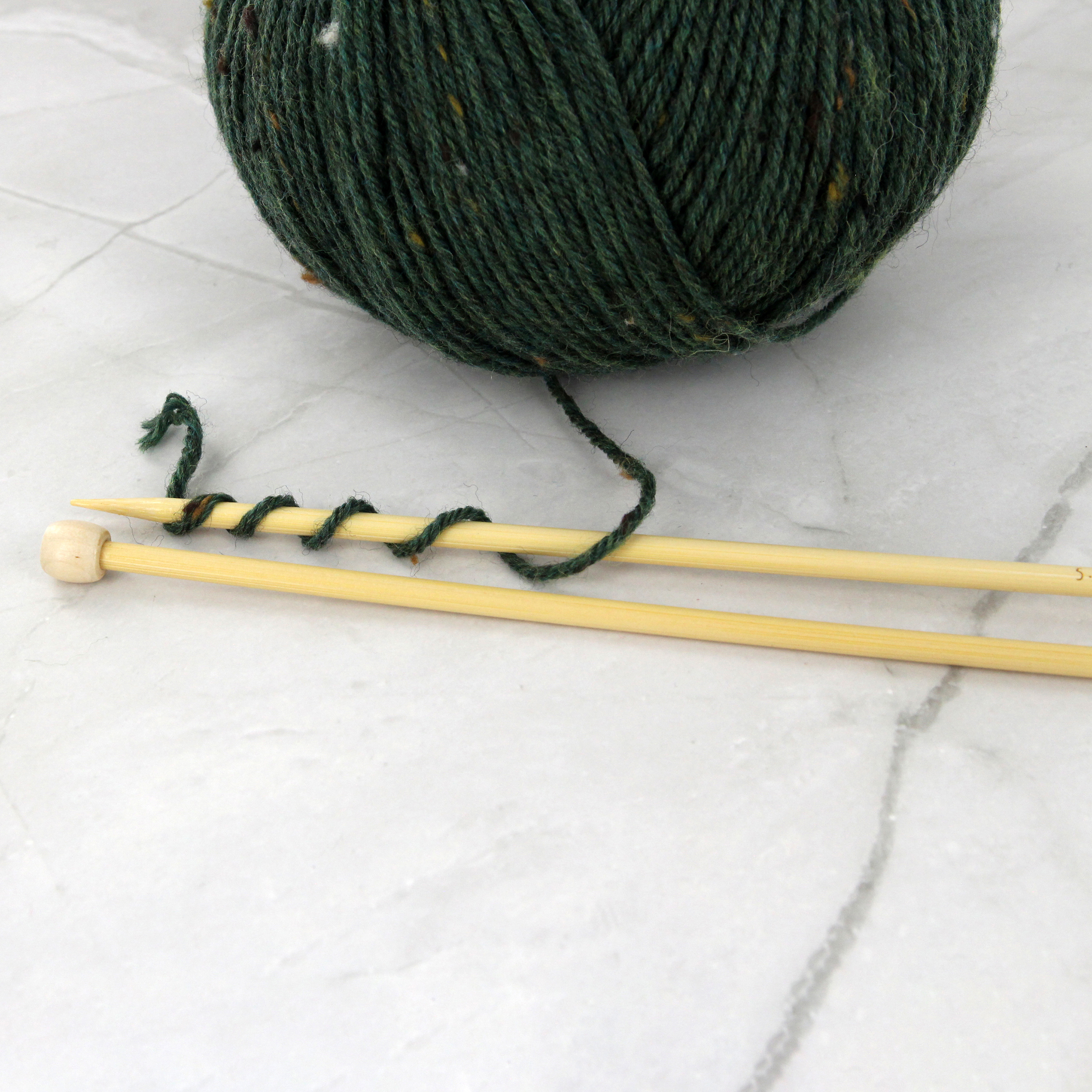 LOVE Knitting Bamboo Single-Point Needles, 25 cm (9.8 in.), 4.5 mm (0.18 in.)