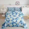 thumbnail image 1 of Erosebridal Chic Daisy Blossoms Bedding Comforter Set, Spring Garden Down Comforter, Flower Floral Room Decorative Lightweight 2 Pieces, 1 of 8