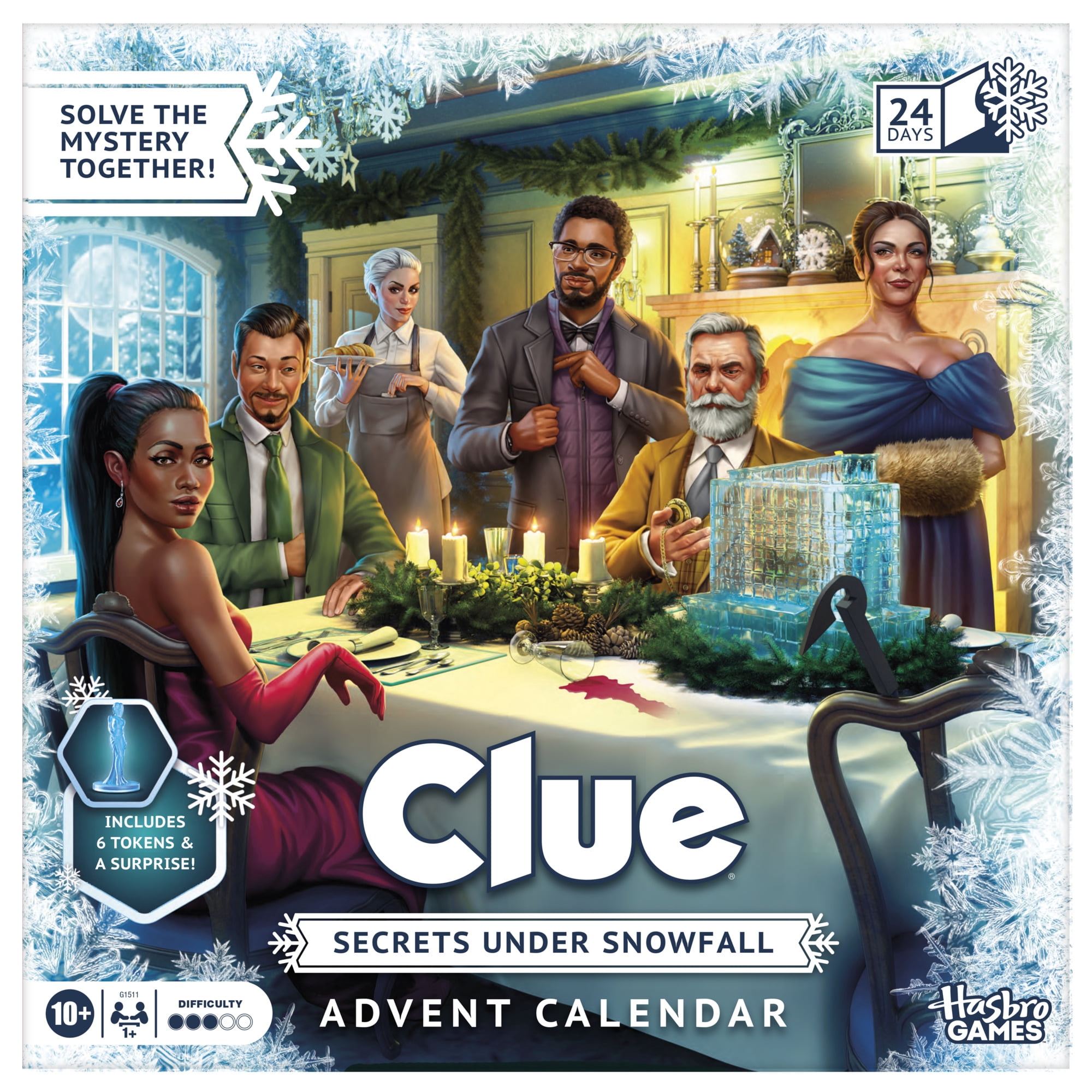 Clue Advent Calendar: Secrets Under Snowfall