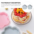 thumbnail image 4 of 2pcs Sakura Shaped Silicone Baking Tray Cake DIY Baking Mold Cake Mold, 4 of 9