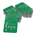 thumbnail image 2 of Inkdotpot Rose Gold Foil Paper Hang Tags Made With Love Text Favor Tags 100 Pack, 2 of 6