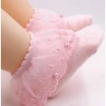 thumbnail image 1 of FOCUSNORM  Little girl Socks,Breathable Solid Color Lace Pearl Ruffled Anklet, 1 of 7