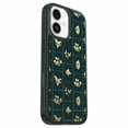 thumbnail image 2 of OtterBox Symmetry Clear MagSafe Case w/Camera Control Golden Bloom (Green) for iPhone 17, 2 of 4