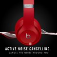 thumbnail image 4 of Casque d'Écoute Circum-Auriculaire Sans Fil à Réduction de Bruit Restored Beats Studio3 - Puce W1, Bluetooth Classe 1, 22 Heures d'Écoute, Microphone Intégré - (Rouge), 4 of 10