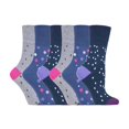 thumbnail image 1 of Gentle Grip - 6 Pairs Ladies Gentle Grip Non Elastic Crew Socks, 1 of 2