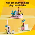 thumbnail image 3 of LEGO Creator 3 in 1 Typewriter with Flowers - Building Toy with 3 Building Options, Typewriter, Flowerpot with Pen & Notebook, or Keytar -, 3 of 7