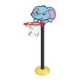thumbnail image 1 of Panier de Basketball en Forme d'Éléphant B pour Enfants, Hauteur Ajustable, Jeu Intérieur Extérieur, 1 of 8