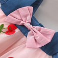thumbnail image 4 of Robe de Princesse pour Bébé Fille avec Broderie de Cerises et Patchwork, 4 of 9
