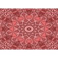thumbnail image 1 of Ahgly Company Tapis Rectangulaire Lavable en Machine Intérieur Transitionnel Rouge Pastel Rose, 3 Pieds x 5 Pieds, 1 of 7
