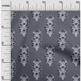 thumbnail image 1 of oneOone Viscose Chiffon Fabric Leaves & Floral Block Printed Fabric 1 Yard 42 Inch Wide, 1 of 4
