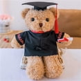 thumbnail image 1 of Aqestyerly Graduation Bear Stuffed Animal Plush Toy Class Of Gift With Cap Graduation Soft Toy Souvenir Gift HWRETIE, 1 of 3