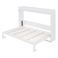 thumbnail image 3 of Newest Queen Size Murphy Bed Wall Bed, White, 3 of 9
