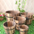 thumbnail image 4 of EIGTHTAIL4 PCS Biodegradable Flower Pots Large Plant Vase for Garden High Standing Planter, 4 of 6