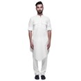 thumbnail image 3 of Atasi Kurta Asymétrique Chemise Décontractée Boutonnée Coton Kurta Décontractée Homme, 3 of 5