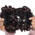 thumbnail image 2 of Women Comb Clip In Curly Hair Piece Chignon Updo Hairpiece Extension Hair Bunignons, 2 of 6
