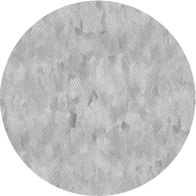 Ahgly Tapis Rond Lavable en Machine Intérieur Transitionnel Gris Foncé, 8 Pieds Rond