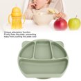 thumbnail image 3 of Silicone Suction Plate, Safe  Panda Shape Divided Dish With Strong Suction Grip And Lid, Suction Dishware Baby Plate For Infant Toddler Independent Eating, 3 of 8