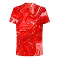 thumbnail image 4 of Birdeem Chemises pour Hommes Mode Hommes Confortables Imprimés Manches Courtes Col Rond Blouses Chemises, 4 of 12