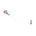thumbnail image 3 of Milaget 1:64 Scale Miniature Kite Flying Figure Lightweight Multifunctional Handmade Pink Dress Girl, 3 of 9