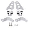 thumbnail image 2 of 35-43mm Motorcycle Headlight Mount Bracket Fork Tube Clamp Kit for Chopper Cafe Racer, 2 of 8