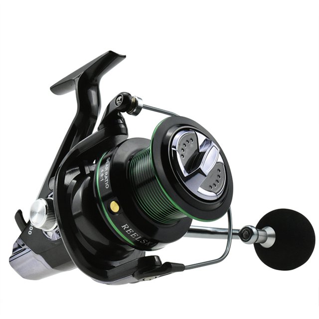 Spinning Reel 8000/9000 Saltwater Fishing Reel Metal Spool 20KG/44lb Drag Power Long Distant Surfcasting Trolling ,Rigid Aluminum Skeletal Frame